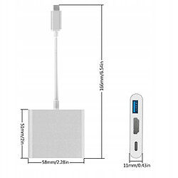 GUPBOO Adaptateur USB-C - HDMI USB 3.0 MACLEAN MCTV-840,JL1719 pas cher