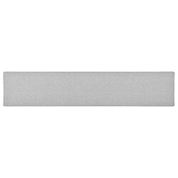 vidaXL Tapis de couloir Gris clair 50x250 cm