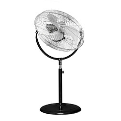 Ventilateur sur pied TROTEC TVM 18 S - Noir et Métal - 120Watts Diamètre 45cm