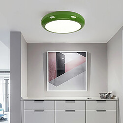 Stoex 2X Plafonnier Moderne F30CM Plafonnier Intérieur De Chambre À Coucher Plafonnier Led Plafonnier Rond Rétro 3000K Pour Couloir Cuisine Salon, Vert