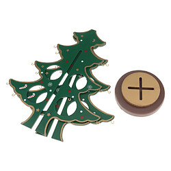 Avis 2 pièces 4 couches 3d arbre de noël pendentifs suspendus destop décoration vert