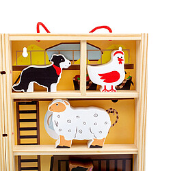 Bigjigs Toys Boîte de jeu pour animaux de la ferme