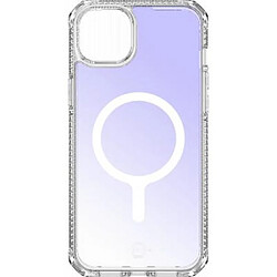 Itskins Coque Renforcée et Iridescente Hybrid R Magsafe pour iPhone 15 Violet