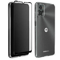 BIGBEN Coque Motorola E22i , E22 + Verre Trempé