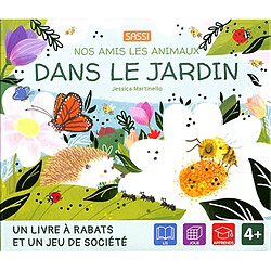 Dans le jardin : un livre à rabats et un jeu de société : 4+