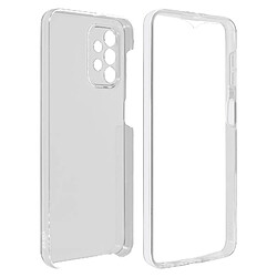 Avizar Coque Samsung Galaxy A32 5G Protection Arrière Rigide Avant Souple transparent