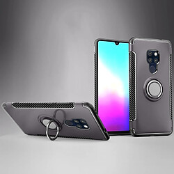 Wewoo Coque Etui de protection magnétique pour support bague rotation 360 degrés pour HuMate 20 Pro (Gris)