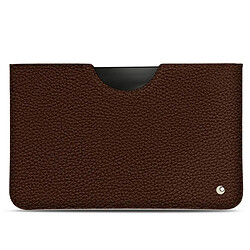 Pochette cuir Samsung Galaxy Tab S7+ - Pochette - Châtaigne ( Pantone #1b1107 ) - NOREVE