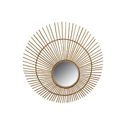 Aubry Gaspard Maxi miroir Paon en rotin.