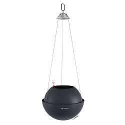 LECHUZA Jardinière suspendue BOLA Color 23 ALL-IN-ONE Ardoise