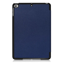 Avis Etui en PU support triple bleu foncé pour votre Apple iPad mini (2019) 7.9 pouces/mini 4