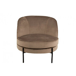 Inside 75 Chaise Lounge DULZURA textile/bois Marron