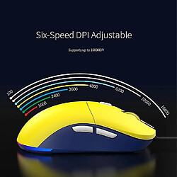 Acheter Universal Gaming Mouse Ergonomics Programming Souris (bleu)