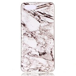 Wewoo Coque Housse en TPU Motif Marbre Pour Huawei Y5 Prime 2018 Blanc