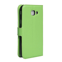 Avis Wewoo Housse Étui vert pour Samsung Galaxy A8 2016 / A810 Litchi texture horizontale Flip PU en cuir avec support et Slots de cartes Portefeuille