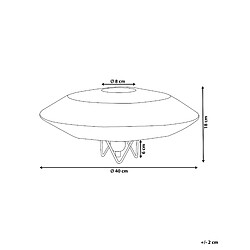 Avis Beliani Lampe à poser MENTIRI Naturel