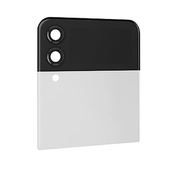 Acheter Vitre Arrière Supérieure Original pour Samsung Z Flip 4 avec Écran Externe Blanc