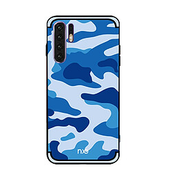 Nxe Coque en TPU modèle camouflage hybride bleu pour votre Huawei P30 Pro