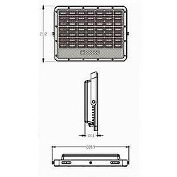 Avis Tradex SOLAIRE LED 200W LUMIÈRE FROIDE TÉLÉCOMMANDE INDICATEUR DE CHARGE TK08-200W