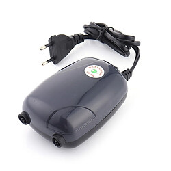 Wewoo RS-390 220V 5W Double sorties débit réglable Silencieux Aquarium Pompe À Air Fish Tank Oxygène Air Pump