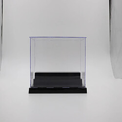 Avis Vitrine Transparente Avec Base Noire Pour Les Figures