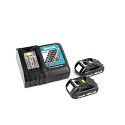 Makita DJR 188 RYJ Scie sabre sans fil sans balai 18 V + Coffret Makpac + 2x Batteries 1,5 Ah + Chargeur