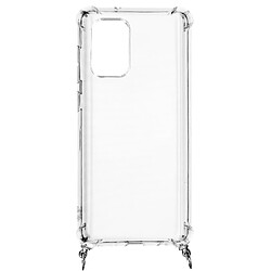 Avizar Coque Galaxy A02s Anneau personnalisable avec bijou/Chaîne - Transparent