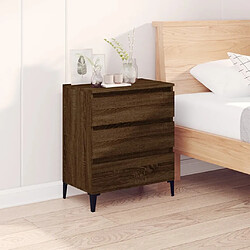 Maison Chic Buffet,Meuble de Rangement,commode pour salon,Cuisine Chêne marron 60x35x70 cm Bois d'ingénierie -MN96887