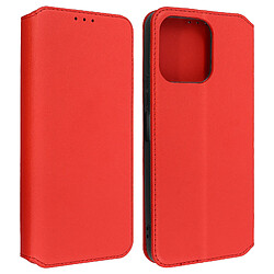 Avizar Housse pour Honor 70 Lite, X8 5G et X6 Clapet Porte-carte Support Vidéo rouge