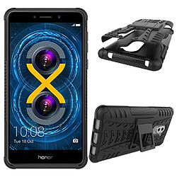 Xeptio Coque Huawei Honor 6X PRO noire avec stand Armor Case