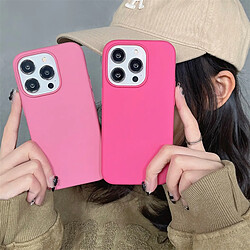 GUPBOO Étui pour iPhone12ProMax Étui de téléphone portable de niche de couleur unie simple pour les filles