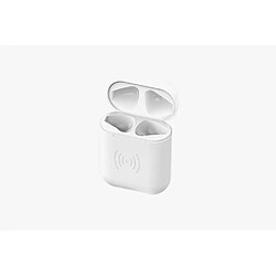 Ozzzo cyoo charge coque apple airpods - with cable or wifi blanc