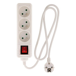 Avis Zenitech Bloc 3 prises 16A + Interrupteur Blanc