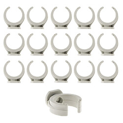 Lot de 150 clips Ø25mm sans chevilles - Zenitech