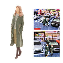 Acheter 1/64 Modèle Figurines Le Réparateur Femmes Modèle De Mode Jouets Femme Vert