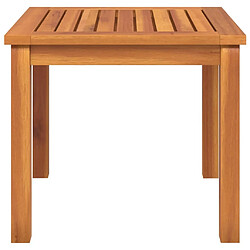 Avis Maison Chic Table basse pour salon | Table à café 40x40x36 cm bois d'acacia massif -GKD94677