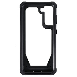 Coque en TPU + acrylique détachable 2 en 1 noir pour votre Samsung Galaxy S21 5G