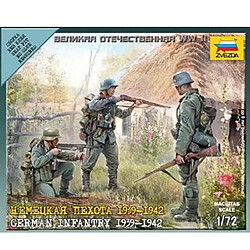 Zvezda Figurines 2ème Guerre Mondiale : Infanterie Allemande 1941