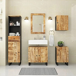 Maison Chic Armoire de Bain | Ensemble de 5 meubles salle de bain bois manguier massif -GKD52284