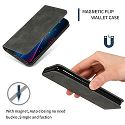 Avis Wewoo Housse Coque Etui en cuir avec rabat horizontal magnétique Business Skin Feel pour iPhone XR gris foncé