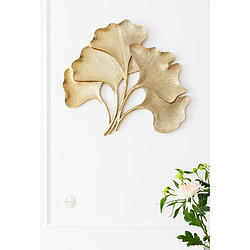 Avis Karedesign Déco murale feuilles de ginkgo dorée 72cm Kare Design