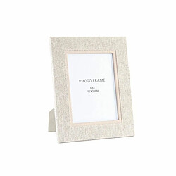 Cadre photo DKD Home Decor Beige Lin (19 x 1,6 x 24 cm)