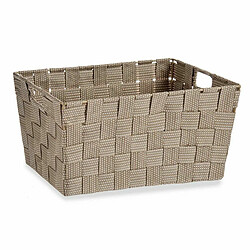 Kipit Panier Multi-usages Marron Tissu 5 L 30,4 x 14 x 20 cm (18 Unités)