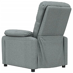 Acheter vidaXL Fauteuil de massage Gris foncé Tissu