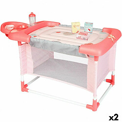 Color Baby Table à langer pour poupées Colorbaby 3-en-1 68 x 32,5 x 34 cm 2 Unités