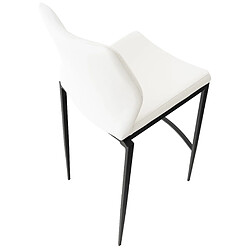 Acheter Non Tabouret de bar Matola simili cuir noir