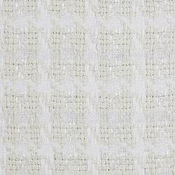 Acheter Beliani Coussin DOURIS 30 x 60 cm À carreaux Beige clair