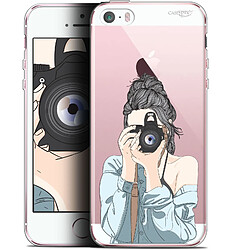 Caseink Coque arrière Apple iPhone 5/5s/SE (4 ) Gel HD [ Nouvelle Collection - Souple - Antichoc - Imprimé en France] La Photographe