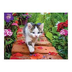 Ludendo Puzzle 500 pièces - Chaton au jardin