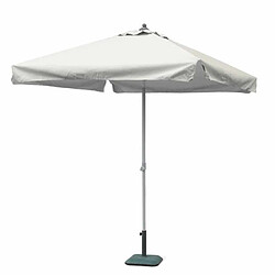 Avis Elios Parasols Parasol de jardin 2x2 aluminium carré pôle central bar hôtel Plutone, Styles: avec volant